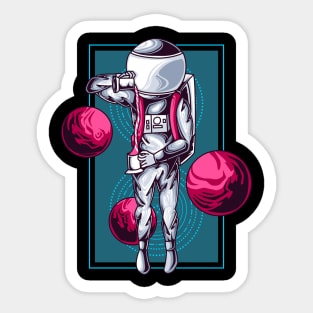 ASTRONAUT BARISTA Sticker